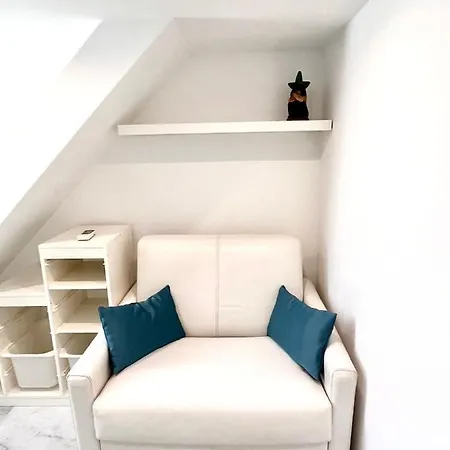 Bright Bookworm's Haven Apartment